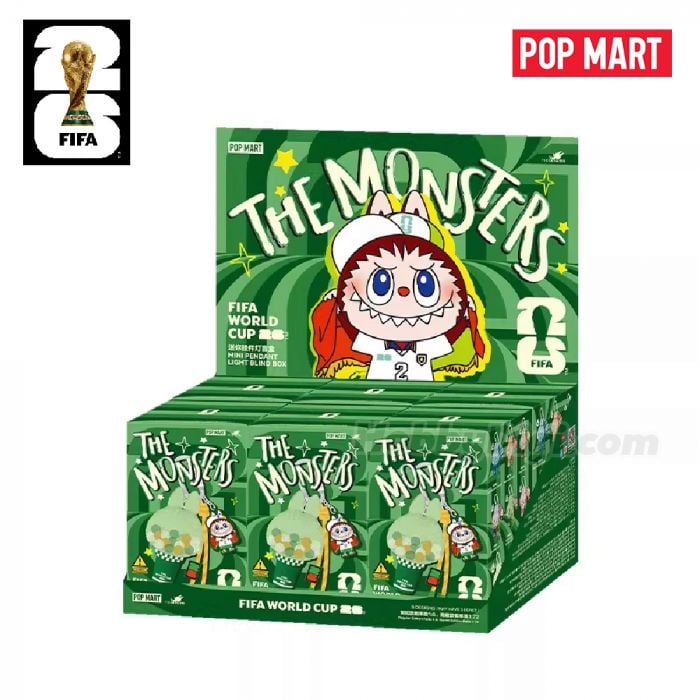Pop Mart 泡泡瑪特盲盒週邊 - The Monster Labubu X FIFA 迷你掛件燈系列
