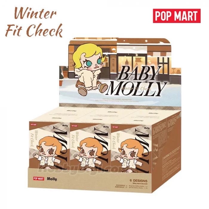 Pop Mart 泡泡瑪特盲盒搪膠毛絨掛件 - Baby Molly 積極入冬指南系列