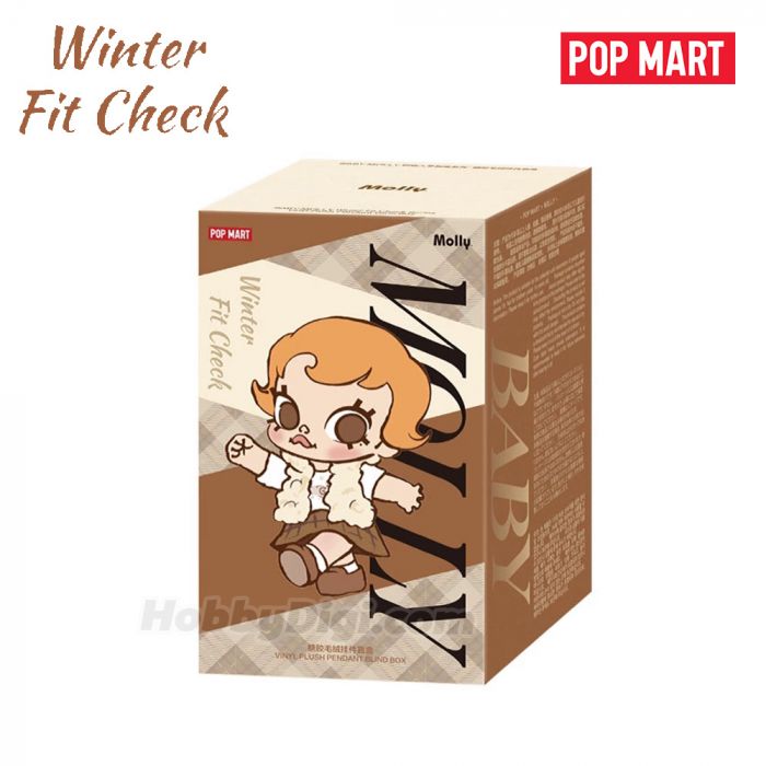 Pop Mart 泡泡瑪特盲盒搪膠毛絨掛件 - Baby Molly 積極入冬指南系列