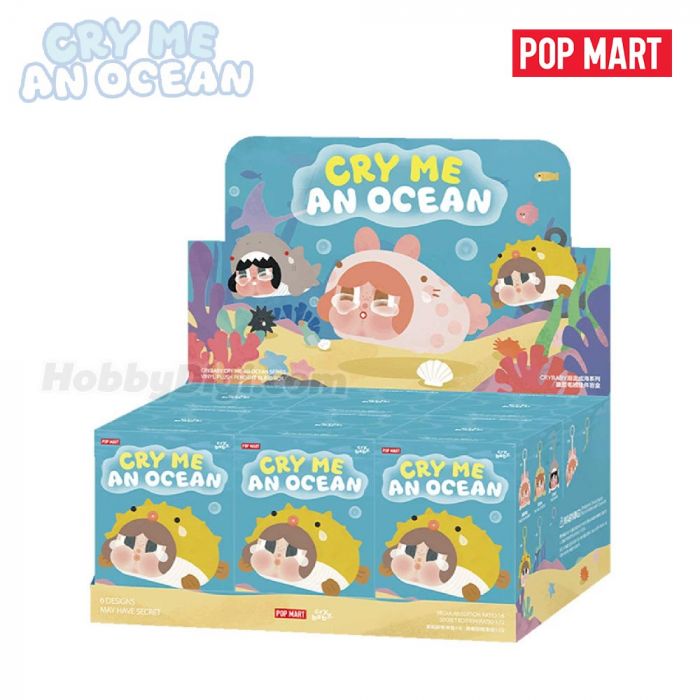 Pop Mart 泡泡瑪特盲盒搪膠毛絨掛件 - Crybaby 淚流成海系列