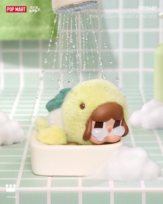 Pop Mart 泡泡瑪特盲盒搪膠毛絨掛件 - Crybaby 淚流成海系列