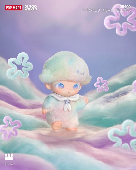 Pop Mart 泡泡瑪特盲盒搪膠毛絨掛件 - Dimoo 新生日記系列