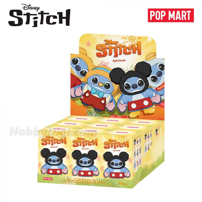 Pop Mart 泡泡瑪特盲盒搪膠毛絨掛件 - 迪士尼 史迪仔 穿越系列