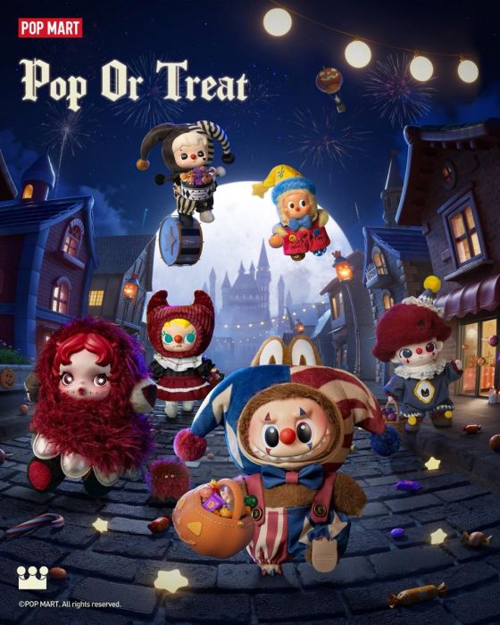 Pop Mart 泡泡瑪特盲盒搪膠毛絨掛件 - 萬聖節 Why So Serious系列