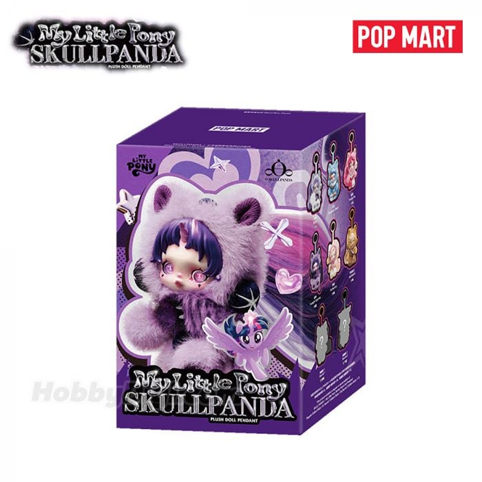 Pop Mart 泡泡瑪特盲盒搪膠毛絨掛件 - Skullpanda X My Little Pony 系列