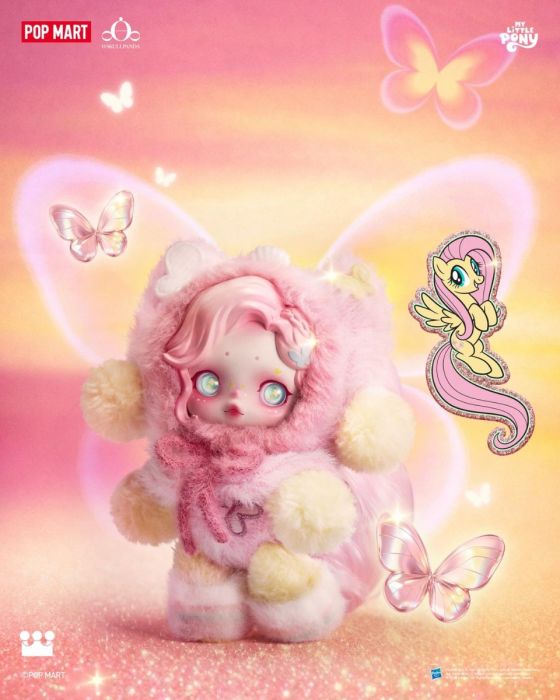 Pop Mart 泡泡瑪特盲盒搪膠毛絨掛件 - Skullpanda X My Little Pony 系列