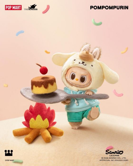 Pop Mart 泡泡瑪特盲盒搪膠毛絨掛件 - The Monster Labubu X Sanrio 角色系列
