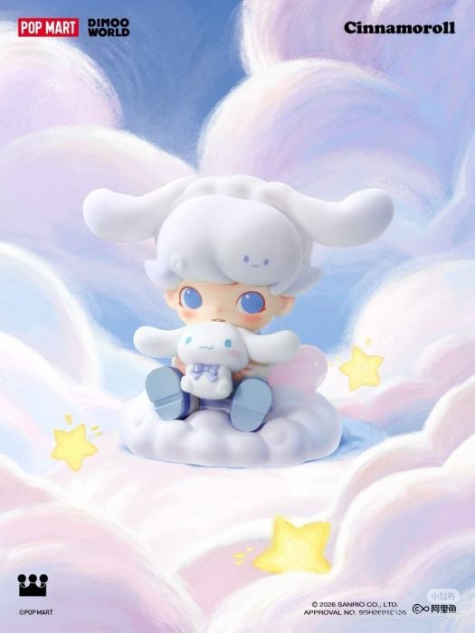 Pop Mart 泡泡瑪特手辦公仔 - Dimoo World X Sanrio 肉桂狗系列