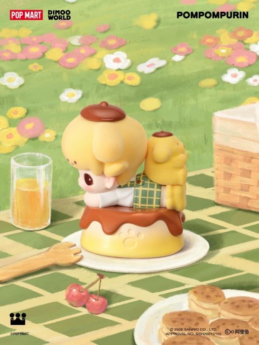 Pop Mart 泡泡瑪特手辦公仔 - Dimoo World X Sanrio 布甸狗系列