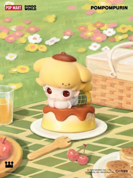 Pop Mart 泡泡瑪特手辦公仔 - Dimoo World X Sanrio 布甸狗系列