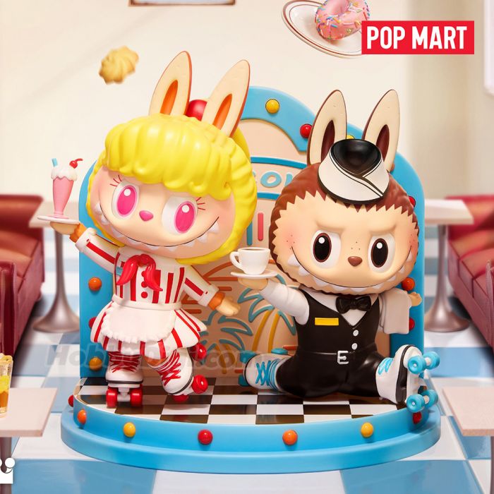 Pop Mart 泡泡瑪特手辦公仔 - The Monsters Labubu 復古快餐廳系列
