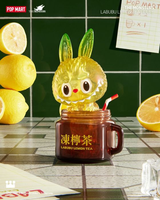 Pop Mart 泡泡瑪特手辦公仔 - The Monsters Labubu 檸檬茶手辦