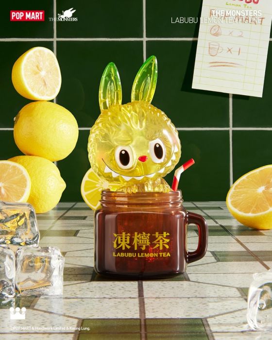 Pop Mart 泡泡瑪特手辦公仔 - The Monsters Labubu 檸檬茶手辦
