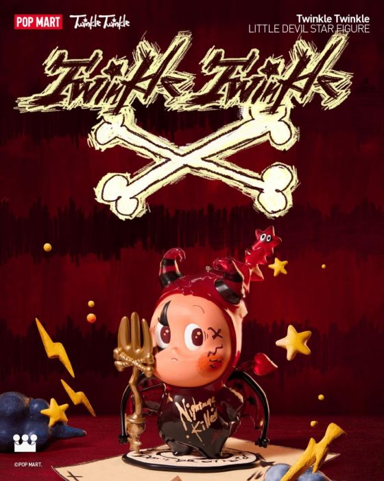 Pop Mart 泡泡瑪特手辦公仔 - Twinkle Twinkle星星人 小小惡魔系列