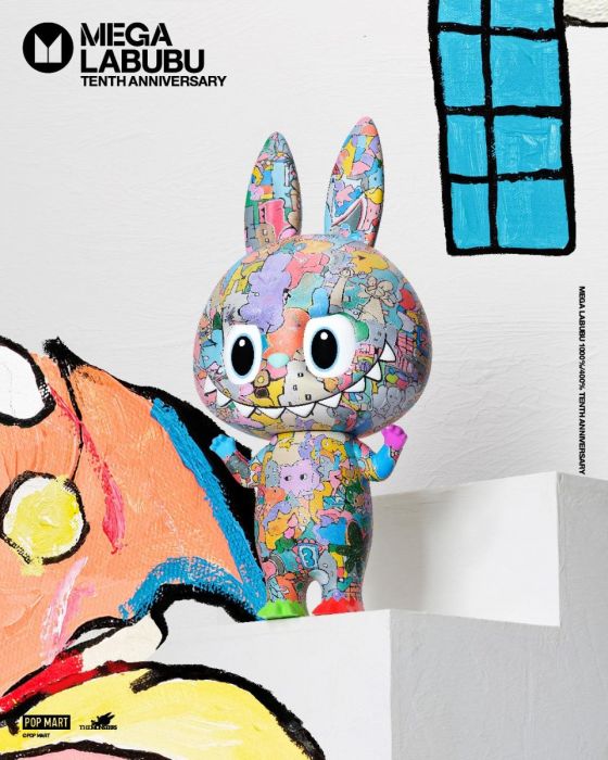 Pop Mart 泡泡瑪特 Mega 珍藏系列 - 1000% Mega The Monster Labubu 十週年
