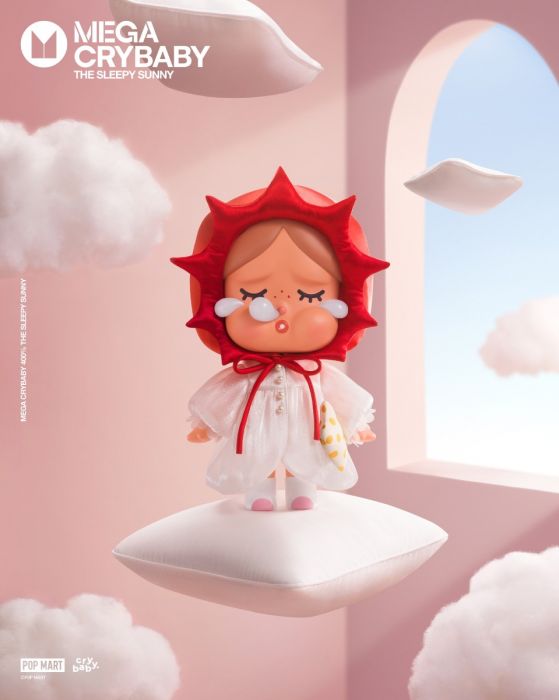 Pop Mart 泡泡瑪特 Mega 珍藏系列 - 400% Maga Crybaby 晨曦懶懶系列