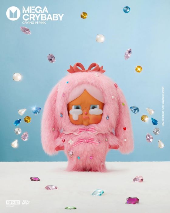 Pop Mart 泡泡瑪特 Mega 珍藏系列 - 400% Mega Crybaby 淚晶晶系列