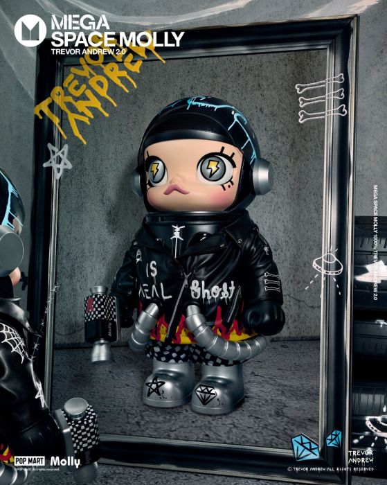 Pop Mart 泡泡瑪特 Mega 珍藏系列 -  400% Mega Space Molly Trevor Andrew 系列 2