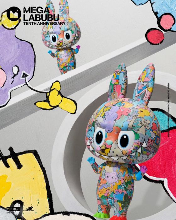 Pop Mart 泡泡瑪特 Mega 珍藏系列 - 400% Mega The Monster Labubu 十週年