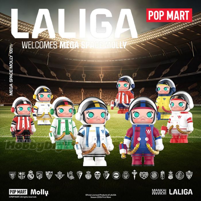 Pop Mart 泡泡瑪特 Mega 珍藏系列 - Mega Space Molly 100% 西甲聯盟系列