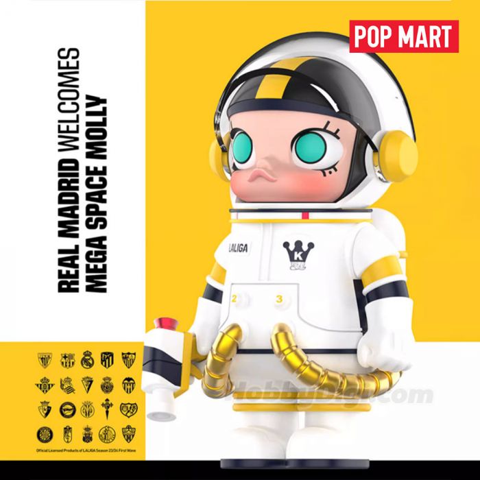 Pop Mart 泡泡瑪特 Mega 珍藏系列 - Mega Space Molly 100% 西甲聯盟系列