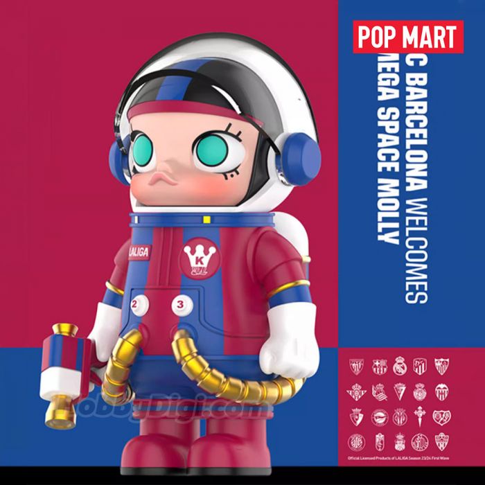 Pop Mart 泡泡瑪特 Mega 珍藏系列 - Mega Space Molly 100% 西甲聯盟系列