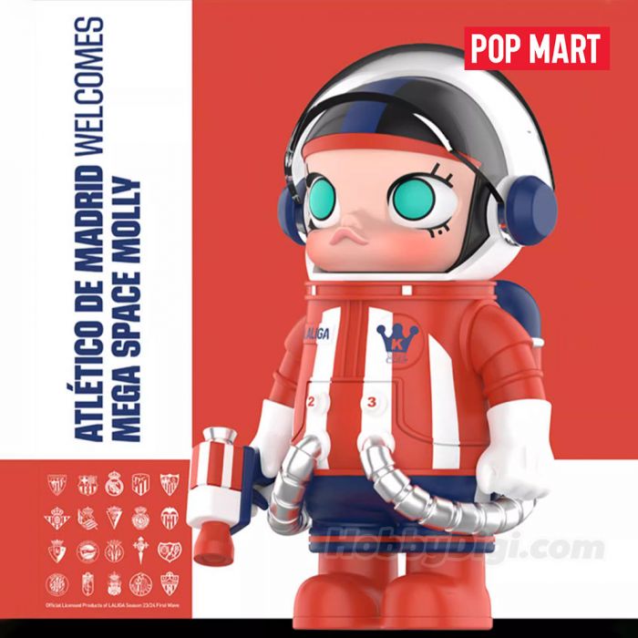 Pop Mart 泡泡瑪特 Mega 珍藏系列 - Mega Space Molly 100% 西甲聯盟系列