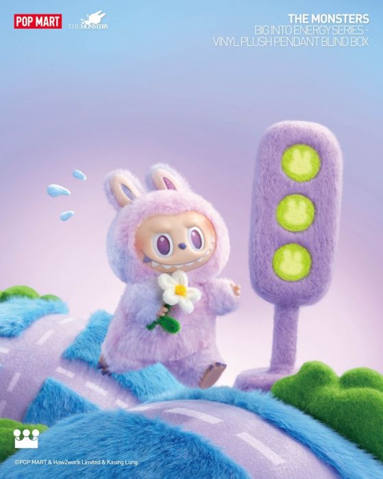 Pop Mart 泡泡瑪特盲盒搪膠毛絨掛件 - The Monsters Labubu 前方高能系列