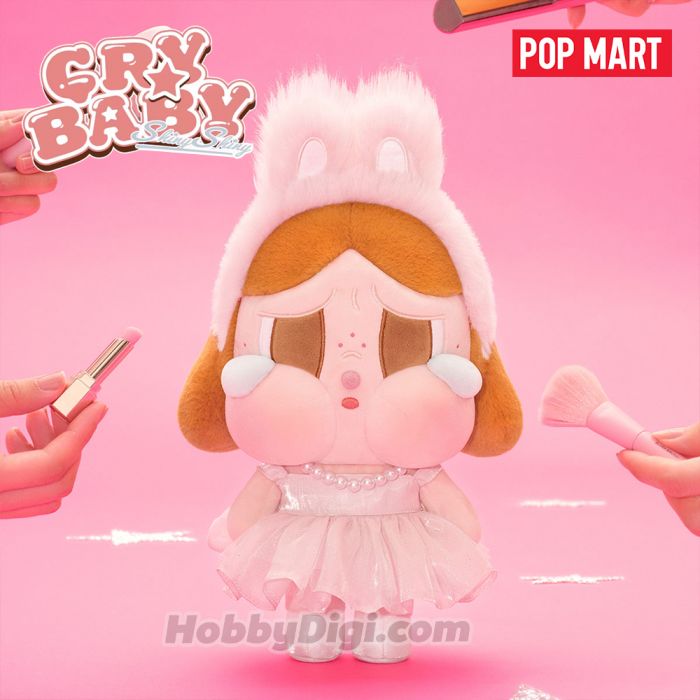 Pop Mart 泡泡瑪特毛絨公仔 - CRYBABY SHINY SHINY系列 (粉色)