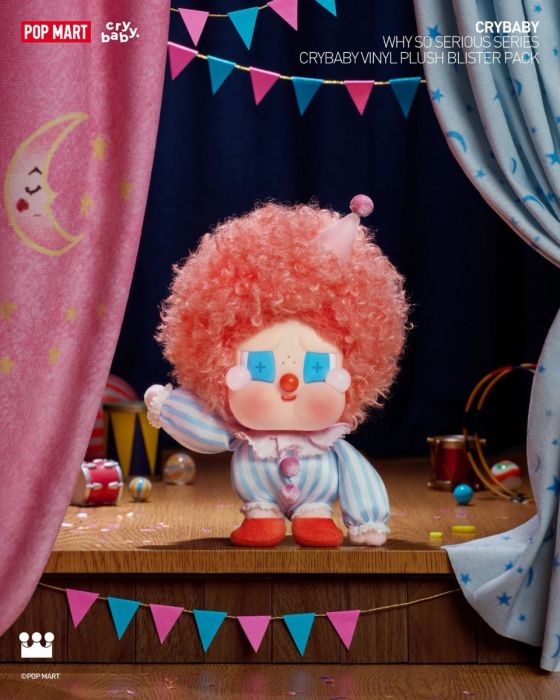Pop Mart 泡泡瑪特搪膠毛絨掛件 - CRYBABY Why So Serious系列