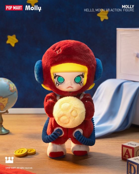 Pop Mart 泡泡瑪特 1/8可動公仔 - Molly 你好, 月亮系列