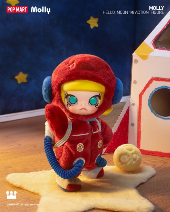 Pop Mart 泡泡瑪特 1/8可動公仔 - Molly 你好, 月亮系列