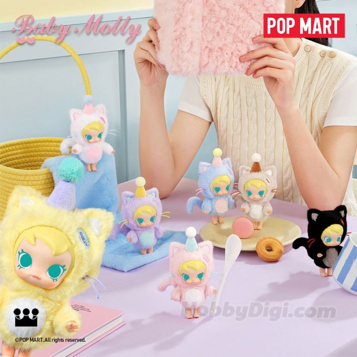 Pop Mart 泡泡瑪特盲盒搪膠毛絨掛件 - Baby Molly 口袋朋友系列