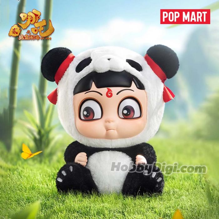 Pop Mart 泡泡瑪特搪膠臉毛絨公仔 - 哪吒之魔童鬧海 抱抱系列