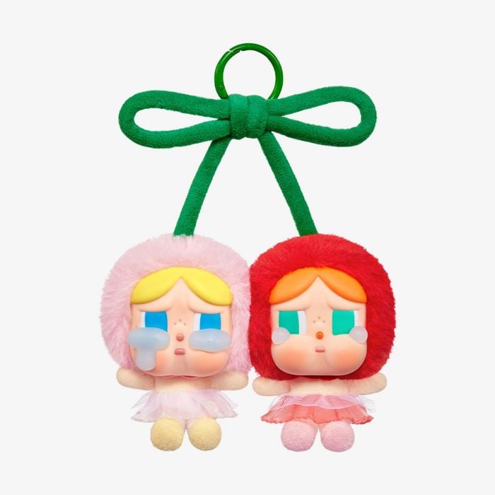 Pop Mart 泡泡瑪特搪膠毛絨掛件 - Crybaby 愛神的眼淚系列 Love You Cherry Much