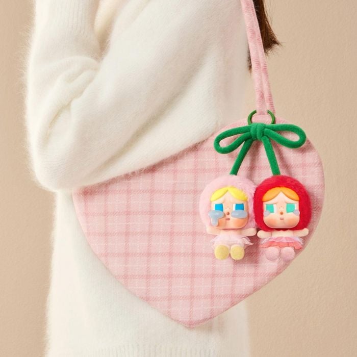 Pop Mart 泡泡瑪特搪膠毛絨掛件 - Crybaby 愛神的眼淚系列 Love You Cherry Much