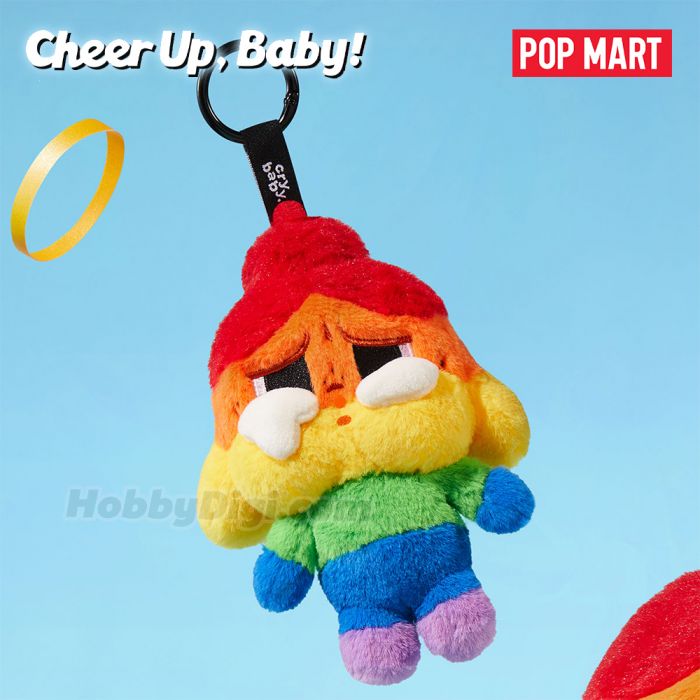 Pop Mart 泡泡瑪特搪膠毛絨掛件 - Crybaby Cheer Up Baby系列