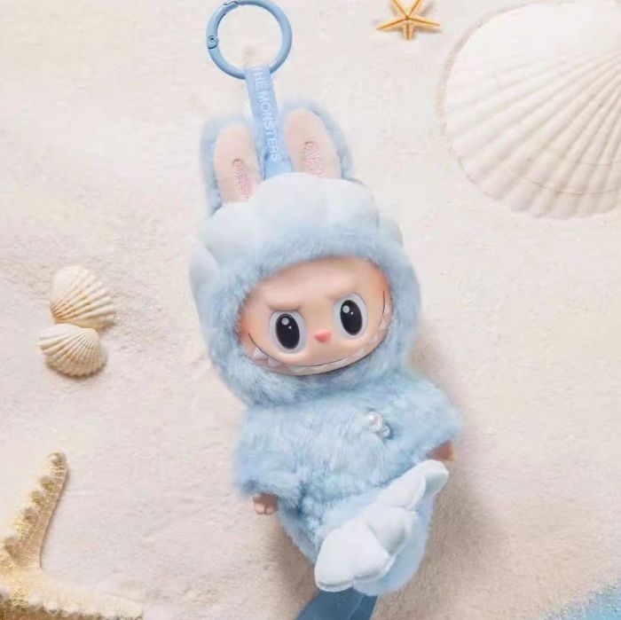 Pop Mart 泡泡瑪特搪膠毛絨公仔 - The Monster Labubu 新加坡限定 魚尾獅系列