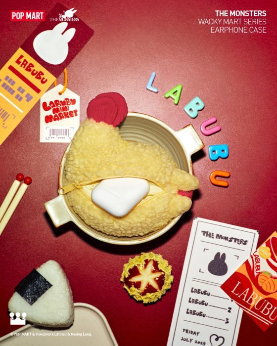 Pop Mart 泡泡瑪特搪膠毛絨公仔 - The Monster Labubu 炸蝦系列