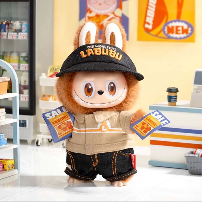 Pop Mart 泡泡瑪特搪膠毛絨掛件 - The Monster Labubu 小店員系列