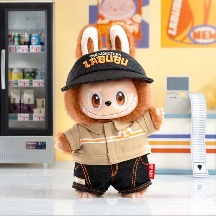 Pop Mart 泡泡瑪特搪膠毛絨掛件 - The Monster Labubu 小店員系列