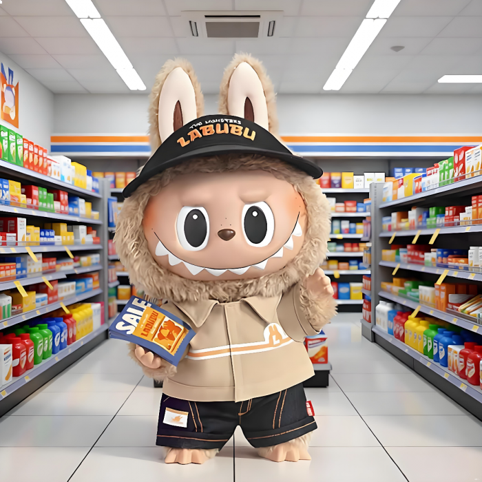 Pop Mart 泡泡瑪特搪膠毛絨公仔 - The Monster Labubu 小店員系列