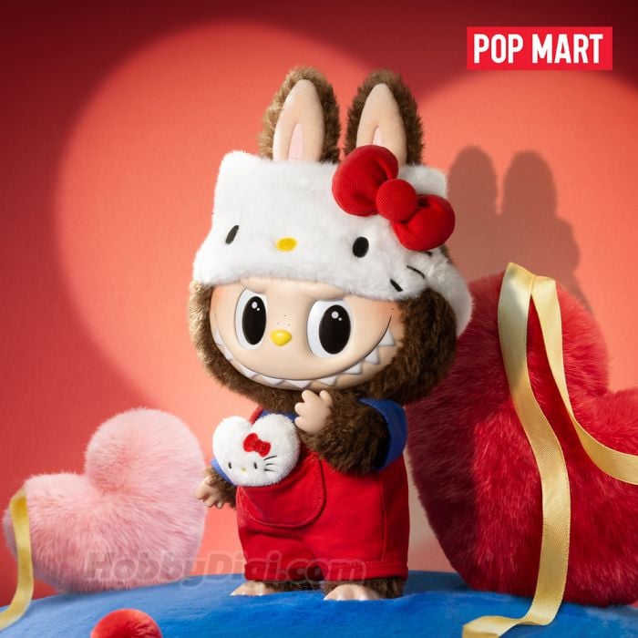 Pop Mart 泡泡瑪特搪膠毛絨公仔 - The Monster Labubu X Sanrio Hello Kitty 系列
