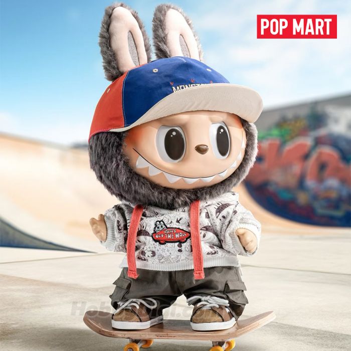 Pop Mart 泡泡瑪特搪膠毛絨公仔 - The Monster Labubu X Vans 系列手辦