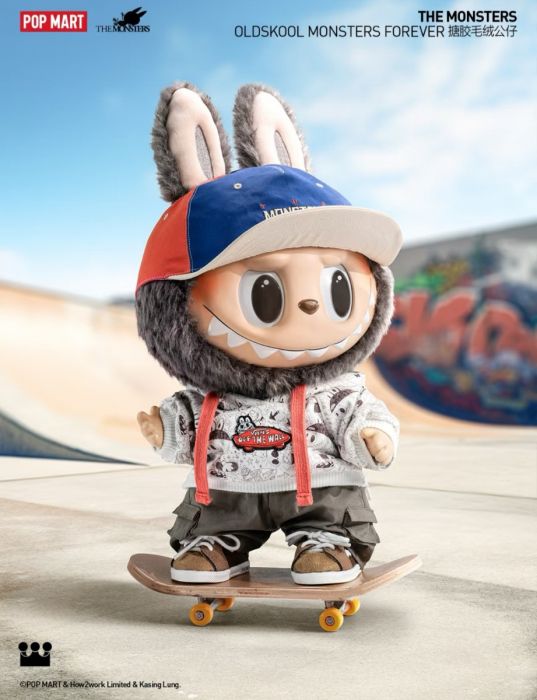Pop Mart 泡泡瑪特搪膠毛絨公仔 - The Monster Labubu X Vans 系列手辦