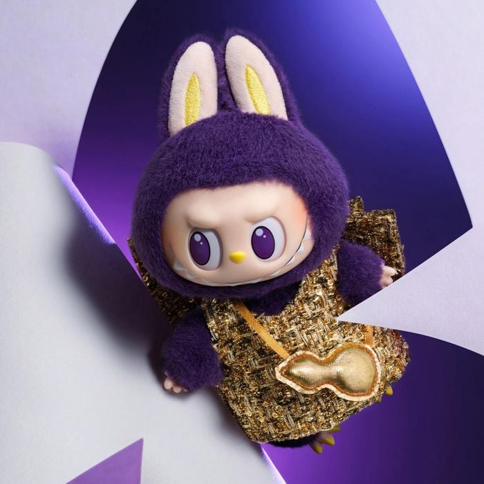 Pop Mart 泡泡瑪特搪膠毛絨掛件 - The Monster Labubu X Pronounce 小米蘭 財富之翼系列