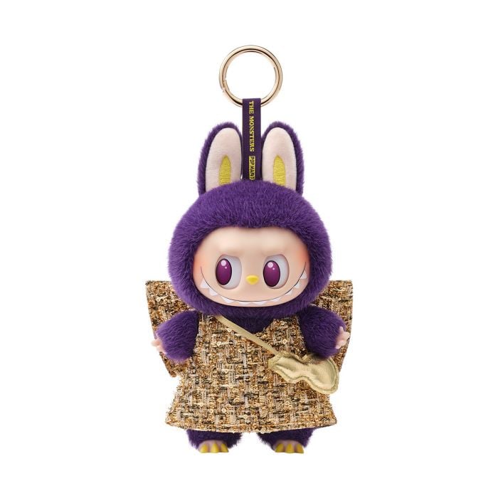 Pop Mart 泡泡瑪特搪膠毛絨掛件 - The Monster Labubu X Pronounce 小米蘭 財富之翼系列