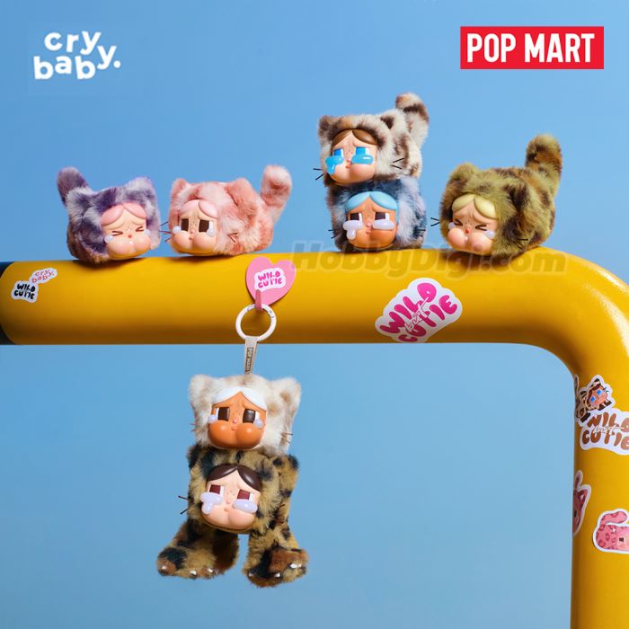 Pop Mart 泡泡瑪特搪膠毛絨公仔盲盒手辦 - CRYBABY哭娃豹豹猫猫系列