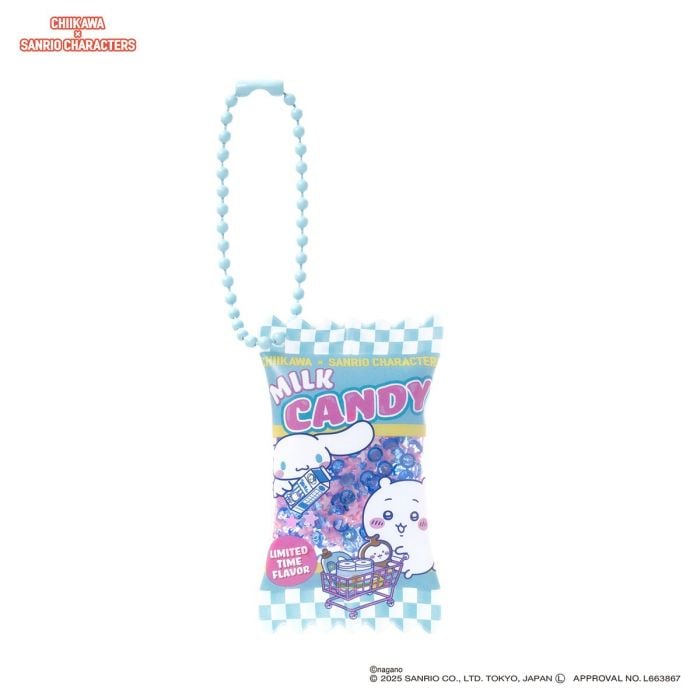 Sanrio - Sanrio X Chiikawa 超市沙沙聲零食鎖匙扣系列