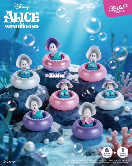 Soap Studio 肥皂遊 盲盒 - 迪士尼 愛麗絲夢遊仙境 生蠔寶寶键帽系列